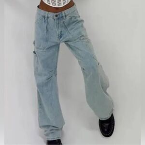 🔥 LIONESS Miami Vice cargo Pants - wide leg - XXS